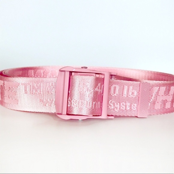 Off White Belt Pink Free Delivery Timekshotel Com